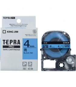 Tepra SC4B (Chữ đen nền xanh dương, khổ 4mm) | ⓿❽❻❽❺⓿❺⓿❺❺ | Nhãn in, tem in, giấy in, băng nhãn, tape in | khuetu.vn
