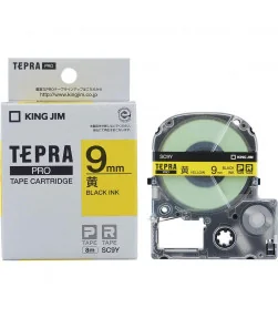 Tepra SC9Y (Chữ đen nền vàng, khổ 9mm) | ⓿❽❻❽❺⓿❺⓿❺❺ | Nhãn in, tem in, giấy in, băng nhãn, tape in | khuetu.vn