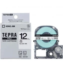 Tepra SS12K (Chữ đen nền trắng, khổ 12mm) | ⓿❽❻❽❺⓿❺⓿❺❺ | Nhãn in, tem in, giấy in, băng nhãn, tape in | khuetu.vn