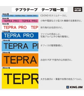 Tepra SS36K (Chữ đen nền trắng, khổ 36mm) | ⓿❽❻❽❺⓿❺⓿❺❺ | Nhãn in, tem in, giấy in, băng nhãn, tape in | khuetu.vn