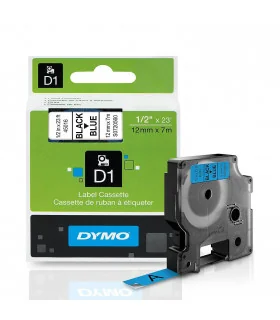 Dymo D1 S0720560 45016 12mm x 7m, Black on Blue | ⓿❽❻❽❺⓿❺⓿❺❺ | Nhãn in, tem in, giấy in, băng nhãn, tape in | khuetu.vn