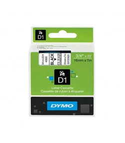Dymo D1 S0720820 45800 19mm x 7m, Black on Clear | ⓿❽❻❽❺⓿❺⓿❺❺ | Nhãn in, tem in, giấy in, băng nhãn, tape in | khuetu.vn