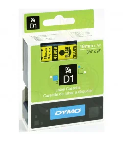 Dymo D1 S0720880 45808 19mm x 7m, Black on Yellow | ⓿❽❻❽❺⓿❺⓿❺❺ | Nhãn in, tem in, giấy in, băng nhãn, tape in | khuetu.vn