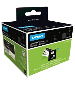 Dymo S0929100, LabelWriter Appointment / Name Badge Cards Labels 51mm x 89mm x 300 labels - Black on White | ⓿❽❻❽❺⓿❺⓿❺❺ | Nhã...