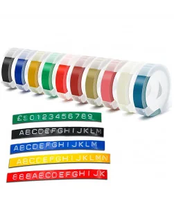 Dymo 520109 LT Embossing Label - 9mm x 3m - Black | ⓿❽❻❽❺⓿❺⓿❺❺ | Nhãn in, tem in, giấy in, băng nhãn, tape in | khuetu.vn