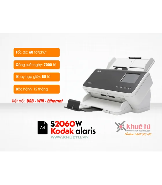 Kodak s2060W (60ppm, 9000ppd, A4, Wifi, RJ45)