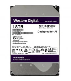 WD PURPLE 18TB 3.5 Inch SATA HDD 7200rpm 512MB Cache (WD180PURZ) | Phân phối WESTERN DIGITAL | ⓿❽❻❽❺⓿❺⓿❺❺ | khuetu.vn
