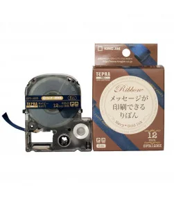 Tepra SFR12NZ (Chữ vàng Gold nền Navy, khổ 12mm) | ⓿❽❻❽❺⓿❺⓿❺❺ | Nhãn in, tem in, giấy in, băng nhãn, tape in | khuetu.vn