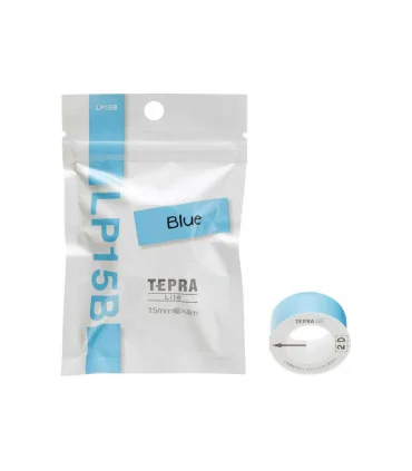 Tepra LITE LP15B (khổ 15mm x 4m, xanh dương) | ⓿❽❻❽❺⓿❺⓿❺❺ | Nhãn in, tem in, giấy in, băng nhãn, tape in | khuetu.vn