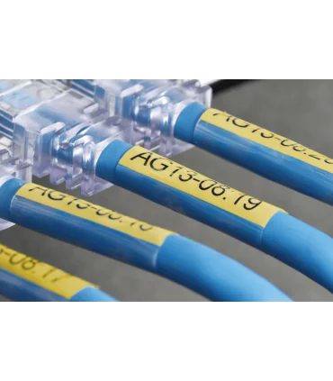 Brother TZe-SL661, khổ 36mm, dài 8m, Black on Yellow, dán cáp CAT5E/6 | ⓿❽❻❽❺⓿❺⓿❺❺ | Nhãn in, tem in, giấy in, băng nhãn, tap...