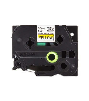 Brother TZe-SL661, khổ 36mm, dài 8m, Black on Yellow, dán cáp CAT5E/6 | ⓿❽❻❽❺⓿❺⓿❺❺ | Nhãn in, tem in, giấy in, băng nhãn, tap...