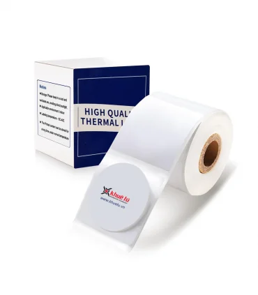 Nhãn tròn 30 x 30mm, màu trắng, KTR-3030-200 | ⓿❽❻❽❺⓿❺⓿❺❺ | Nhãn in, tem in, giấy in, băng nhãn, tape in | khuetu.vn