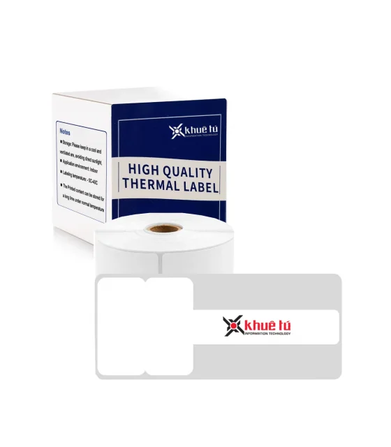 Nhãn cáp 38 x 25mm, màu trắng, KTC-T3825-30-130