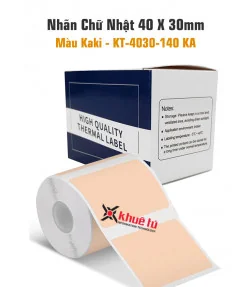 Nhãn đa năng 40 x 30mm, KT-4030-230KA | ⓿❽❻❽❺⓿❺⓿❺❺ | Nhãn in, tem in, giấy in, băng nhãn, tape in | khuetu.vn