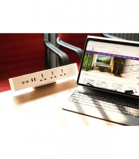 Ổ cắm điện kẹp mặt bàn MK102COW (Trắng) | ⓿❽❻❽❺⓿❺⓿❺❺ | khuetu.vn