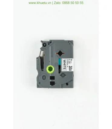 Brother TZe-FX221, khổ 9mm, dài 8m, Black on White, siêu dẻo, chống thấm nước | ⓿❽❻❽❺⓿❺⓿❺❺ | Nhãn in, tem in, giấy in, băng n...