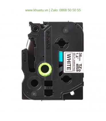 Brother TZe-SL261, khổ 36mm, dài 8m, Black on White, dán cáp CAT5E/6 | ⓿❽❻❽❺⓿❺⓿❺❺ | Nhãn in, tem in, giấy in, băng nhãn, tape...