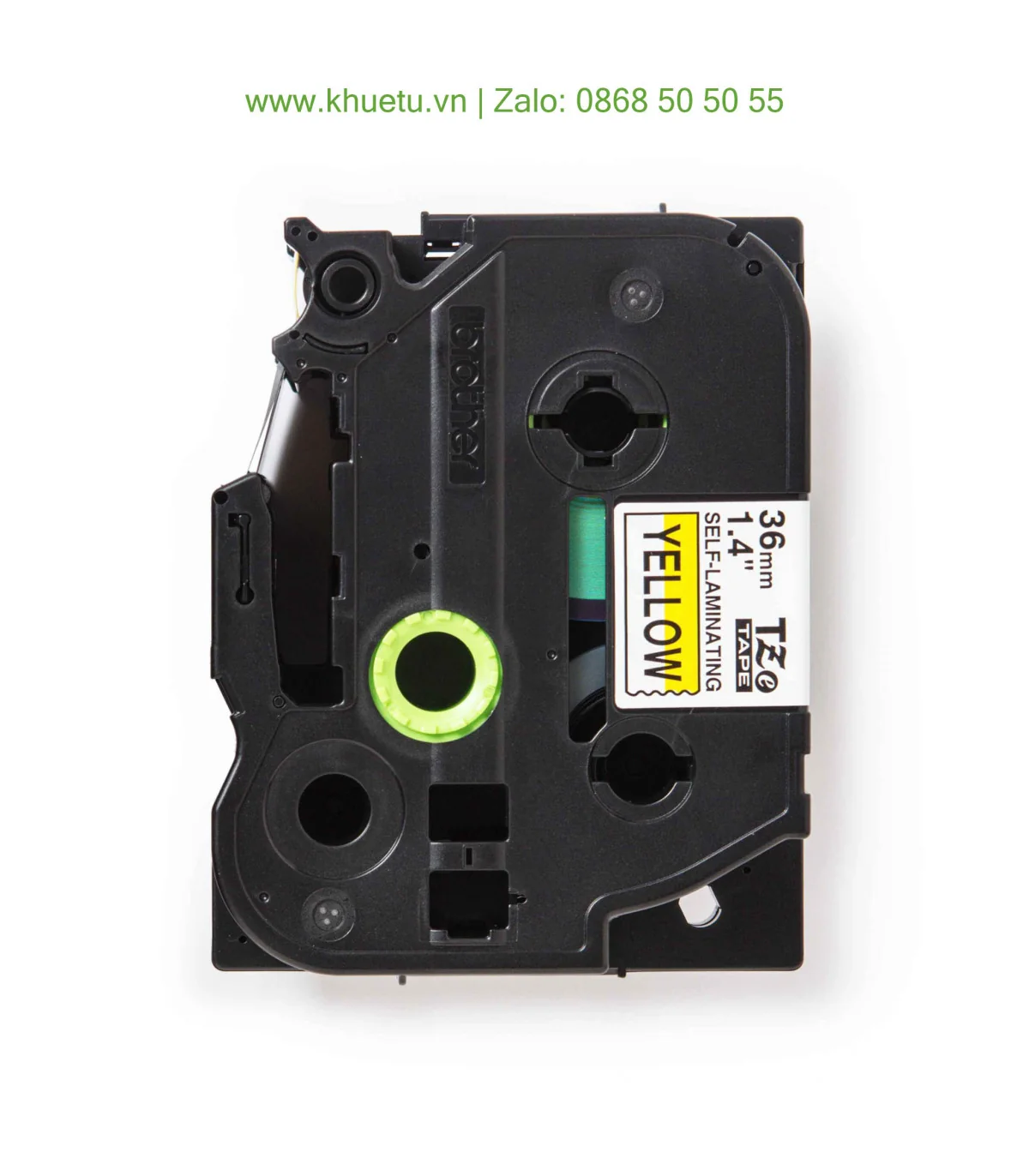 Brother TZe-SL661, khổ 36mm, dài 8m, Black on Yellow, dán cáp CAT5E/6 | ⓿❽❻❽❺⓿❺⓿❺❺ | Nhãn in, tem in, giấy in, băng nhãn, tap...