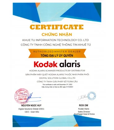 Máy scan Kodak S5180 (180ppm, No limit ppd, A3, ADF 750 sheets) | Phân phối Kodak Scanner | ⓿❽❻❽❺⓿❺⓿❺❺ | khuetu.vn