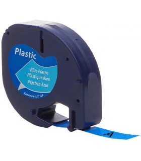 A91205 LetraTag Tape DYMO 12mm x 4m Black on Blue | ⓿❽❻❽❺⓿❺⓿❺❺ | Nhãn in, tem in, giấy in, băng nhãn, tape in | khuetu.vn