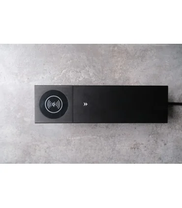 Ổ cắm điện âm bàn trượt, có sạc không dây MK102SB (Black) | ⓿❽❻❽❺⓿❺⓿❺❺ | khuetu.vn