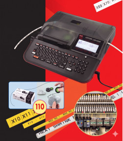 Máy in ống lồng đầu cốt MAX LETATWIN LM-550E chính hãng | khuetu.vn