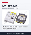 Băng nhãn MAX LM-TP512Y vàng 12mm × 8m