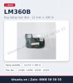 Ruy băng đen L-MARK LM360B 12mm × 100m (in ống PVC, nhãn)