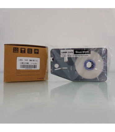 Băng nhãn trắng L-MARK LM509WL 9mm × 20m (nhãn dán đánh dấu) | khuetu.vn