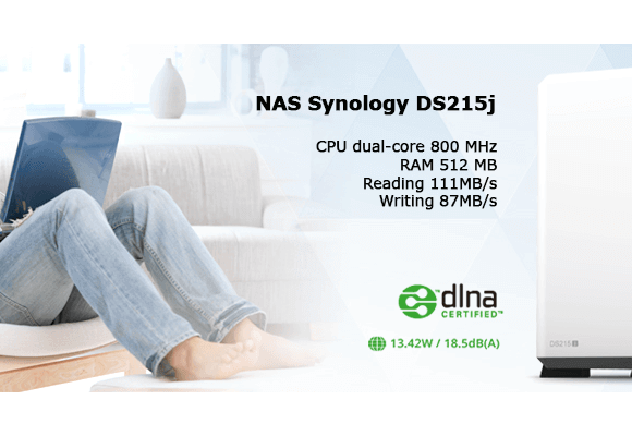 Synology DS215j – tối ưu hóa hiệu suất và chi phí
