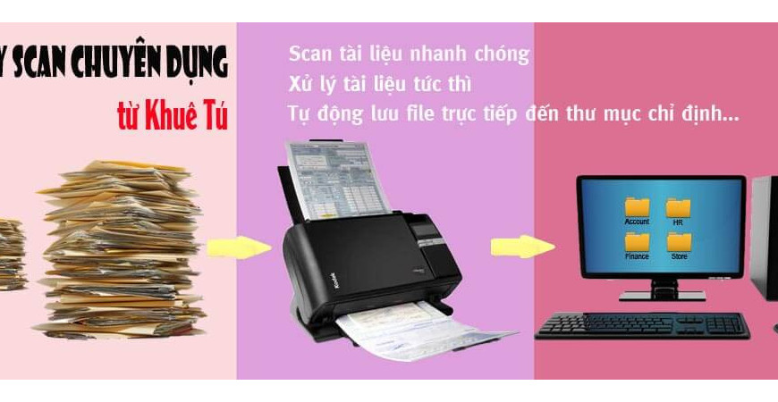 Máy Scan chuyên dụng từ Khuê Tú - Giải pháp quản lý tài liệu hiệu quả dành cho doanh nghiệp