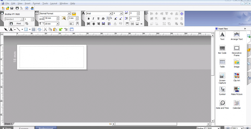 Hướng dẫn cách lưu nhãn mẫu vào máy in nhãn brother PT-7600