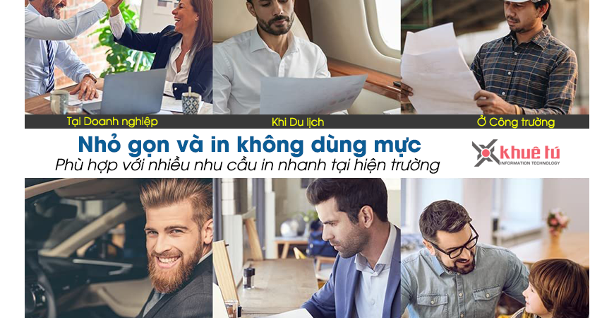 Thỏa sức in ấn mọi lúc mọi nơi với Máy In Khổ A4 Di Động M08F