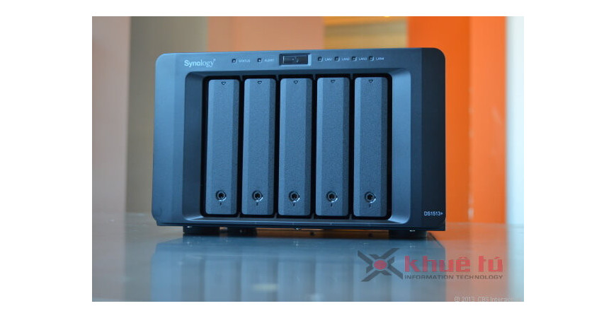 Synology DS1513+ - Giải pháp lưu trữ có khả năng mở rộng cho SMB