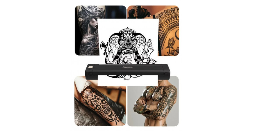 Máy In Hình Xăm AIMO M08ES – Phiên Bản Nâng Cấp Dành Cho Dân In Xăm Chuyên Nghiệp