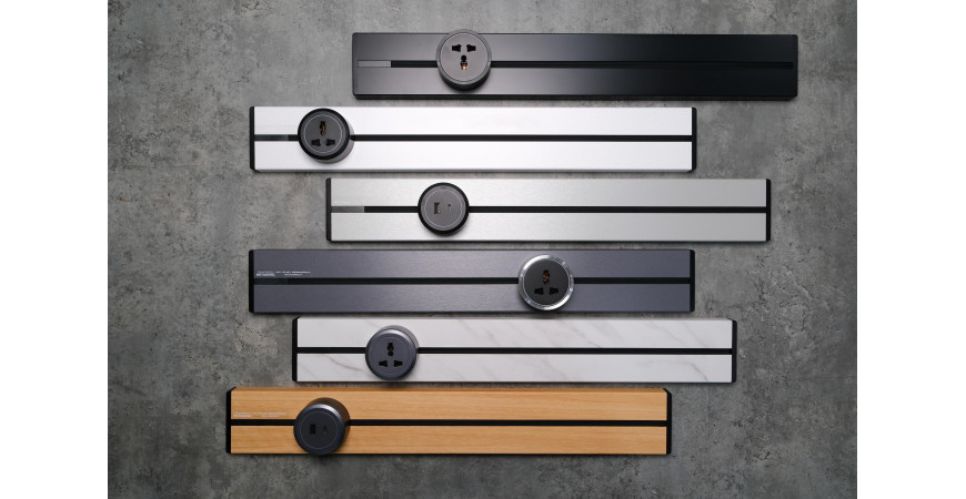 Ổ Cắm Thanh Ray Điện EUROB Slim-S – Tùy Chỉnh Màu Sắc, An Toàn & Linh Hoạt Cho Nội Thất Hiện Đại