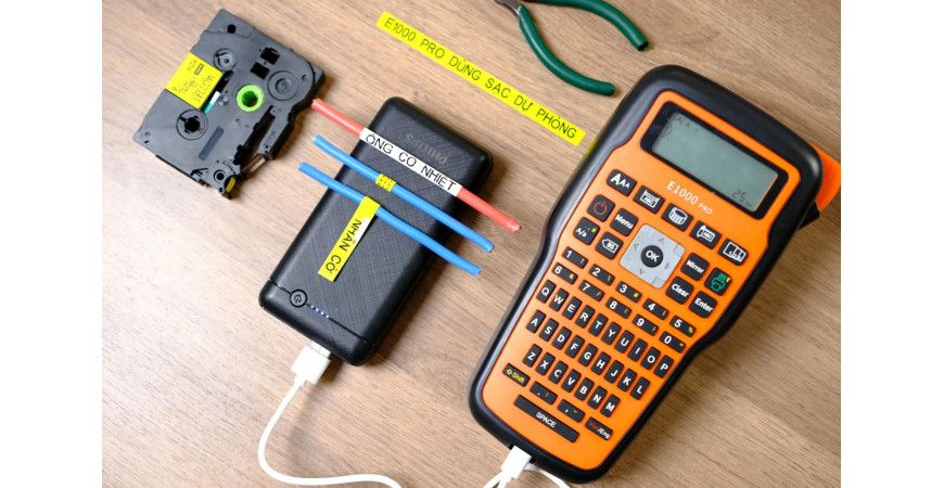 Máy in nhãn cầm tay cho kỹ sư thi công điện – mạng: chọn sao cho đúng?